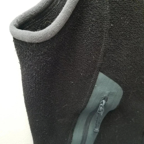 ARC'TERYX black grey fleece vest M - Picture 7 of 11